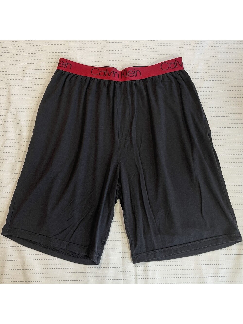 Calvin Klein Men's Ultra Soft Modern Modal Lounge Sleep Short, Black, M